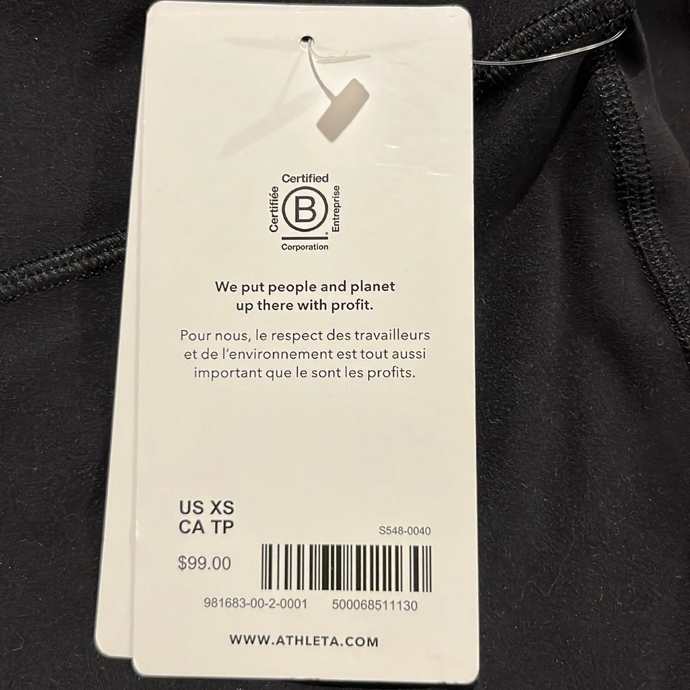 NWT Athleta Elation Flare Black Pant Size XS. - Picture 5 of 10